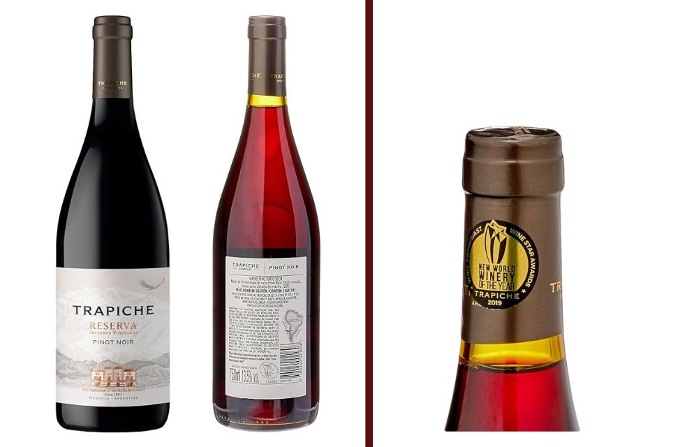 Análise do Vinho Trapiche Roble Pinot Noir